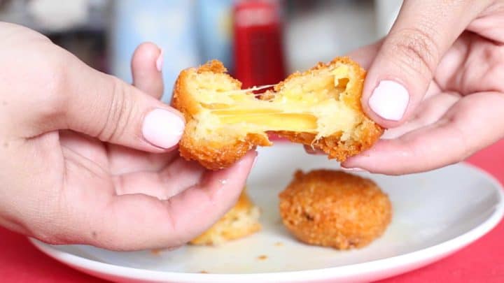 keto fried cheese balls, keto cheese balls, deep fried fathead dough, stuffed fathead dough, low carb cheese balls, low carb cheeseballs recipe, keto cheese balls recipe