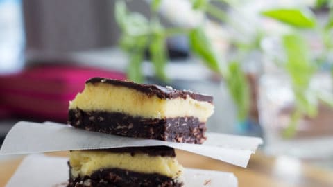 keto nanaimo bar, low carb nanaimo bar, gluten free nanaimo bar,