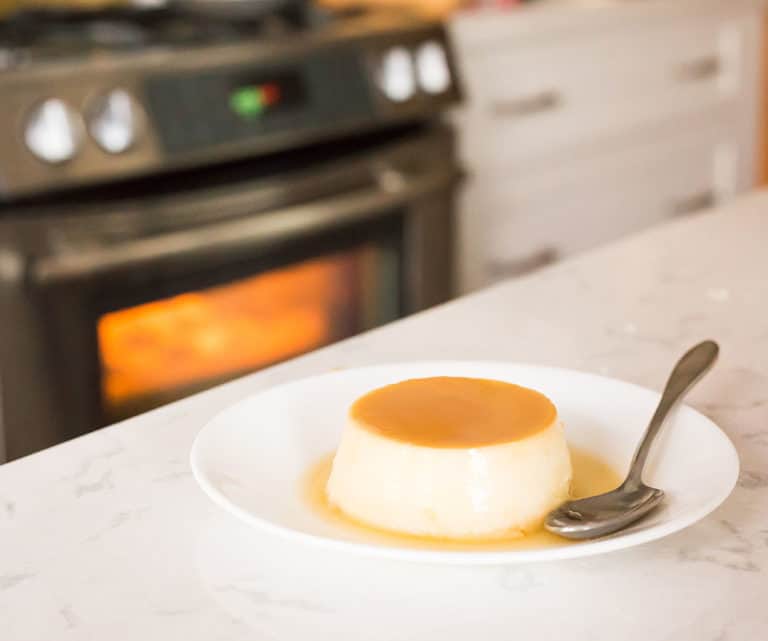 Keto Flan Low Carb Creme Caramel The Hungry Elephant