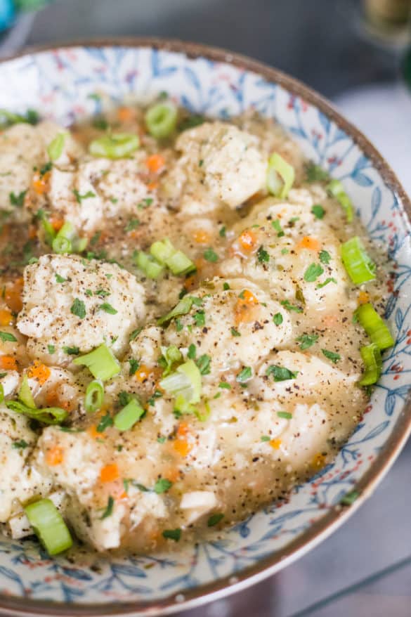 Keto Chicken and Dumplings The Hungry Elephant
