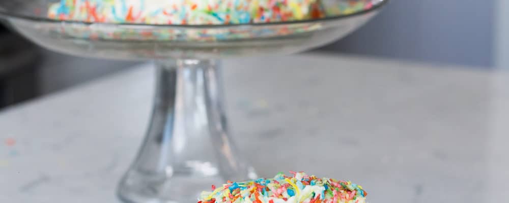 keto birthday cake, keto sprinkles