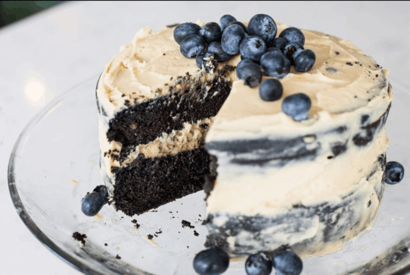 Keto Chocolate Cake w/ Peanut Butter Icing The Hungry Elephant