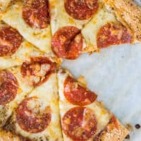 Keto Pizza Crust (No eggs, cheese)