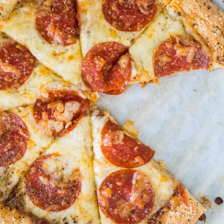 Keto Pizza Crust (No eggs, cheese)-image