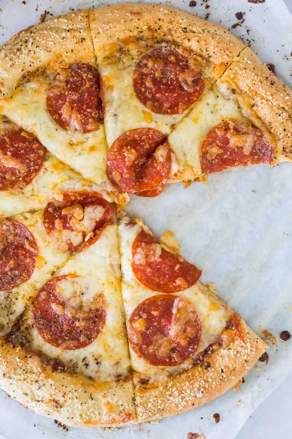 Keto Pizza Crust Recipe (No eggs, cheese) | The Hungry Elephant