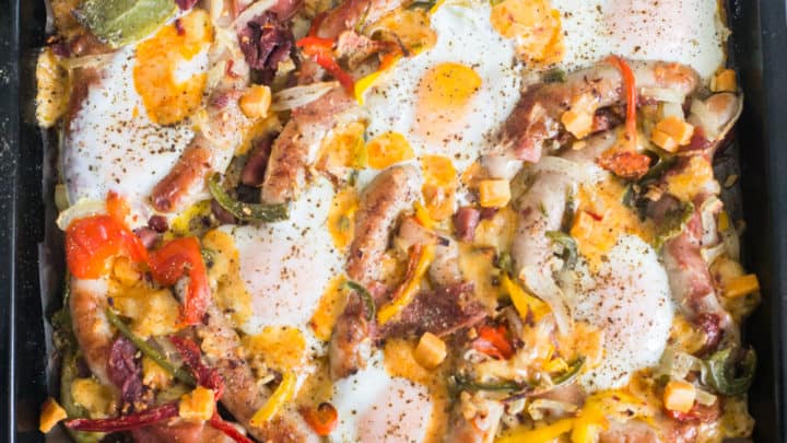 High Protein Sheet Pan Breakfast