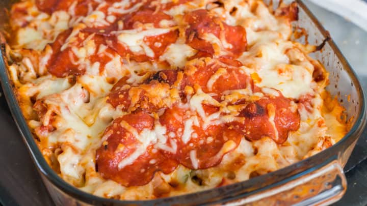 Keto Pizza Casserole