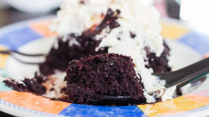 Chocolate Cherry Mug Cake