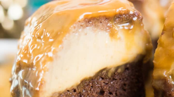 keto chocoflan, chocoflan, how to make chocoflan