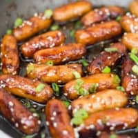 Best Keto Appetizer - Sesame Sauced Sausages