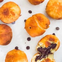 Keto Beignets with Chocolate Filling
