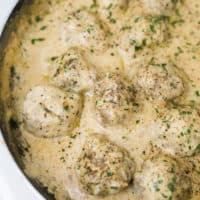 One Pot Keto Swedish Meatballs