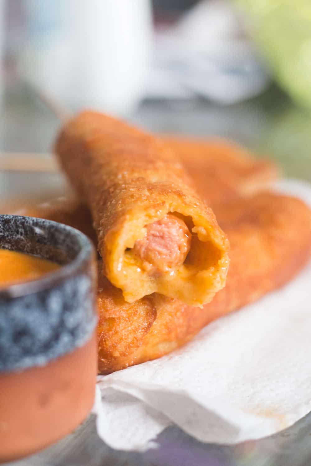Cheesy Keto Corn Dogs Cheese Dogs The Hungry Elephant