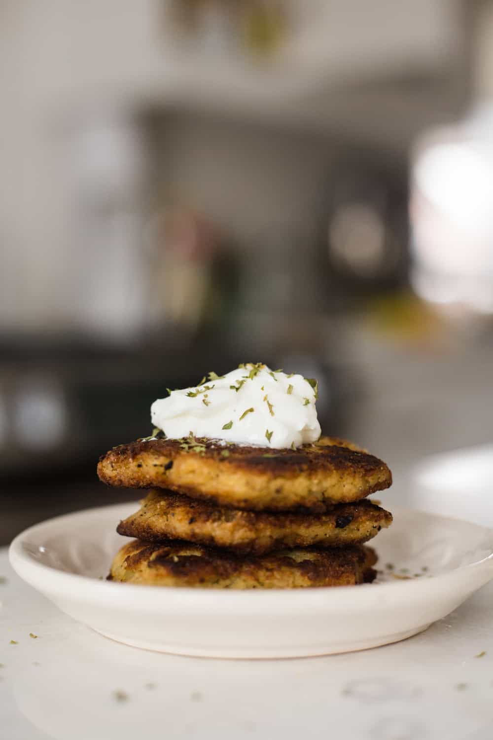 Cauliflower Latkes (Keto & Low Carb!) The Hungry Elephant