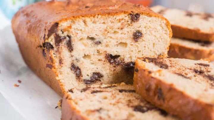 keto chocolate chip bread, low carb chocolate chip bread, keto chocolate chip bread recipe, low carb chocolate chip bread recipe, chocolate chip bread keto, easy chocolate chip bread recipe, sugar free chocolate chip bread, sugar free chocolate bread,