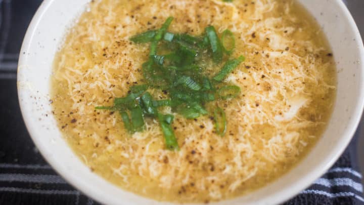 Keto Egg Drop Soup (One Pot!)