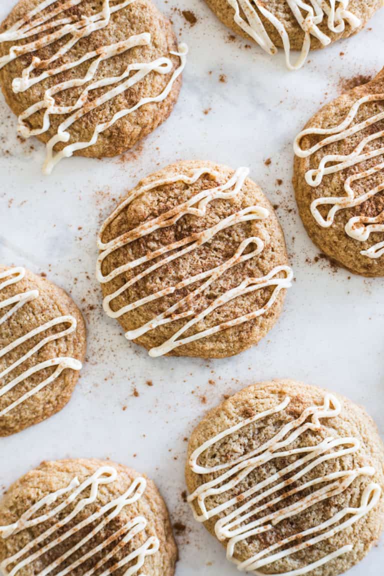 Keto Cinnamon Roll Cookies Sugar & Grain Free The Hungry Elephant