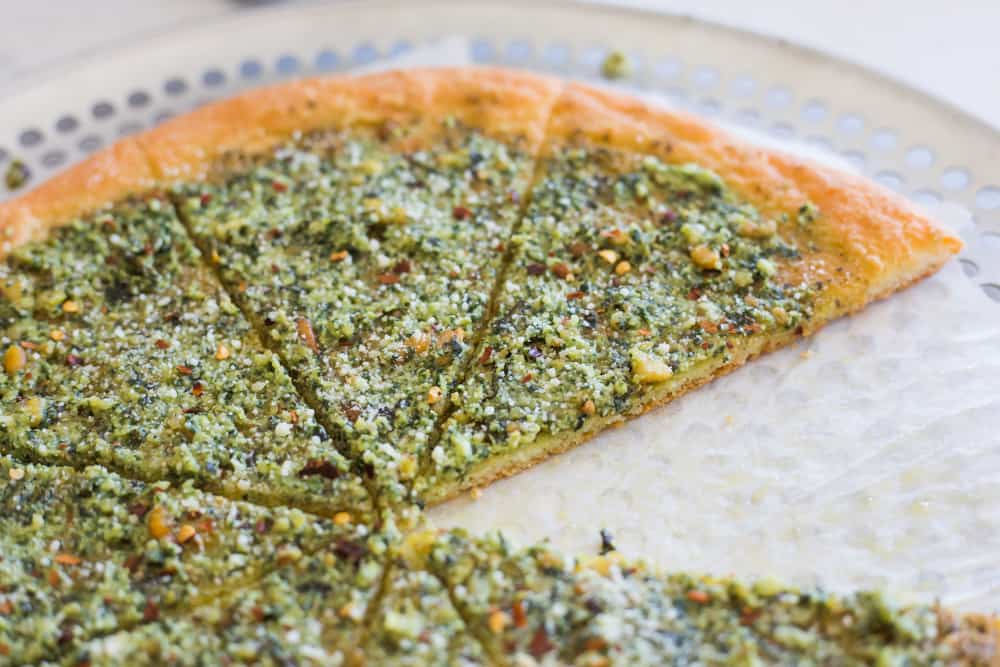Keto Pesto Pizza The Hungry Elephant