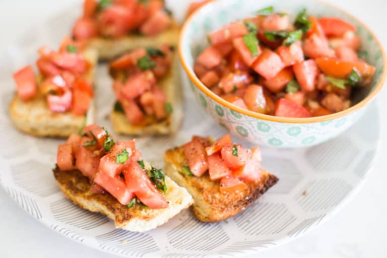 Three Keto Friendly Ways to Serve Bruschetta The Hungry Elephant