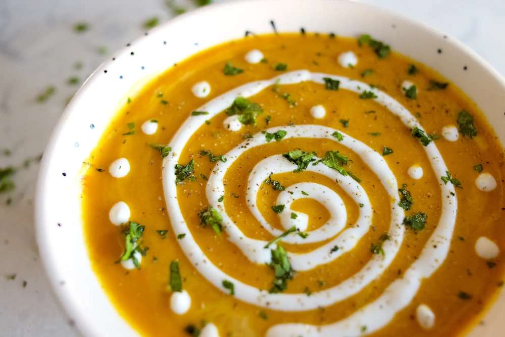 Low Carb Butternut Squash Curry Soup The Hungry Elephant