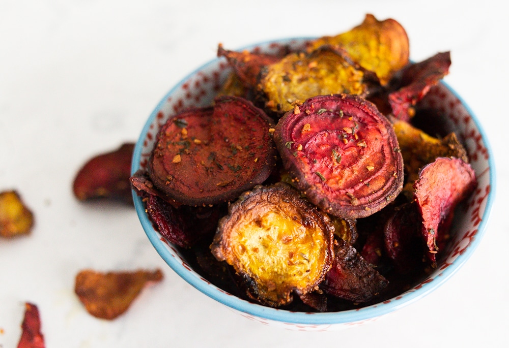 How to Make Beet Chips (Low Carb, Gluten Free) The Hungry Elephant